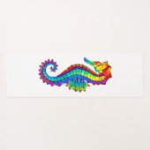 Regenboog Veelhoekig Zeepaardje Yogamat (Achterkant (horizontaal))