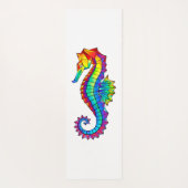 Regenboog Veelhoekig Zeepaardje Yogamat (Achterkant)