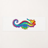 Regenboog Veelhoekig Zeepaardje Yogamat (Voorkant (horizontaal))