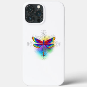 Regenboog veelhoekige libel Case-Mate iPhone case