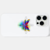 Regenboog veelhoekige libel Case-Mate iPhone case (Achterkant (horizontaal))