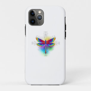 Regenboog veelhoekige libel Case-Mate iPhone case