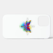 Regenboog veelhoekige libel Case-Mate iPhone case (Achterkant (horizontaal))