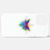 Regenboog veelhoekige libel Case-Mate iPhone case (Achterkant (horizontaal))