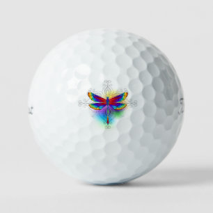 Regenboog veelhoekige libel golfballen