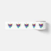 Regenboog veelhoekige libel grosgrain lint (Voorkant)
