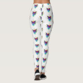 Regenboog veelhoekige libel leggings (Achterkant)