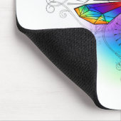 Regenboog veelhoekige libel muismat (Hoek)