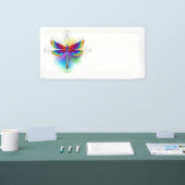 Regenboog veelhoekige libel spandoek (Beurs)