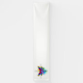Regenboog veelhoekige libel spandoek (Verticaal)