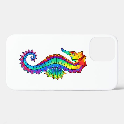 Regenboog Veelhoekige Zeepaard Case-Mate iPhone Case (Achterkant (horizontaal))