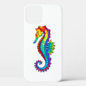 Regenboog Veelhoekige Zeepaard Case-Mate iPhone Case (Achterkant)