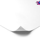 Regenboog Veelhoekige Zeepaard Poster (Hoek)