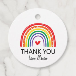 Regenboog Verjaardag Bedankt Favoriet Tags Bedankjes Labels