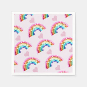 Regenboog Verjaardagsfeestje Servet