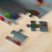 Regenboog Verjaardagstaart Legpuzzel (Zijkant)