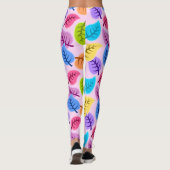 Regenboog verlaat leggings (Achterkant)