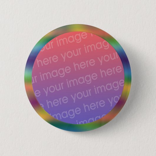 regenboog verloop fotolijst ronde button 5,7 cm (Voorkant)
