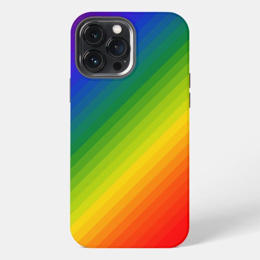 Regenboog verloop gestreepte Case-Mate Samsung  iPhone Hoesje (Achterkant)