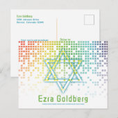 Regenboog Videospel Gamer Bar Mitzvah Dank je wel Briefkaart (Voorkant / Achterkant)