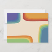 Regenboog vierkant 70s kaart (Achterkant)