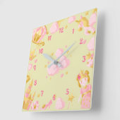 Regenboog  vierkante klok (Hoek)