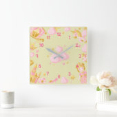 Regenboog  vierkante klok (Huis)