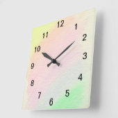 Regenboog - vierkante klok (Hoek)