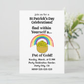 Regenboog vind in jezelf een pot goud kaart (Staand voorkant)