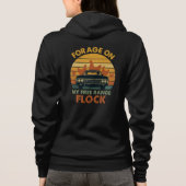 Regenboog Vintage Ei Hoodie (Achterkant)