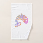 regenboog vis bad handdoek (Handdoek)