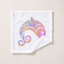 regenboog vis bad handdoek