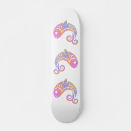 regenboog vis persoonlijk skateboard