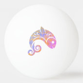 regenboog vis pingpongbal (Achterkant)