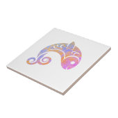 regenboog vis tegeltje (Zijkant)