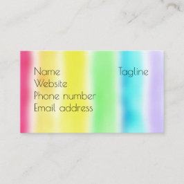 Regenboog Visitekaartje