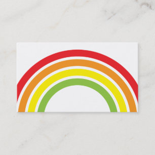 regenboog visitekaartje