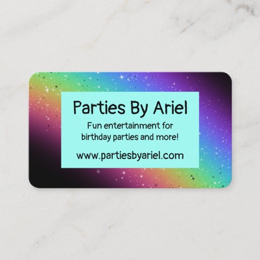 Regenboog Visitekaartje (Voorkant)