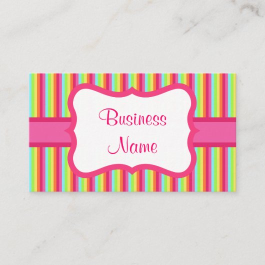  Regenboog Visitekaartje (Voorkant)