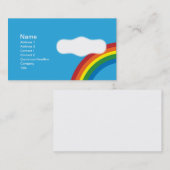 Regenboog Visitekaartje (Voorkant / Achterkant)