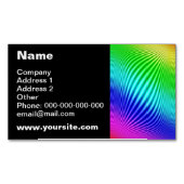 Regenboog Visitekaartje Magneet (Voorkant)