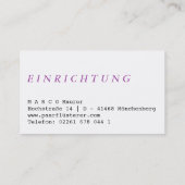 Regenboog Visitekaartjes (Achterkant)