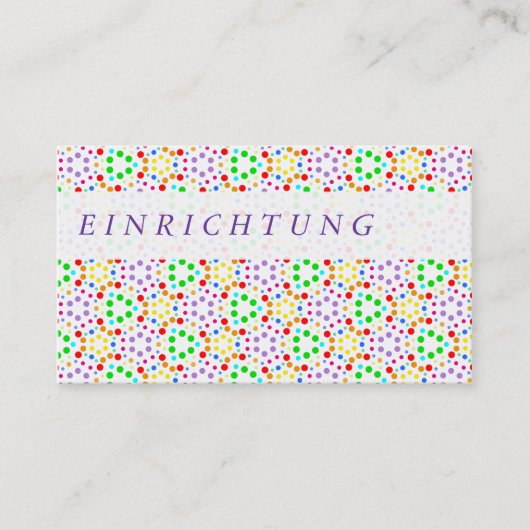 Regenboog Visitekaartjes (Voorkant)