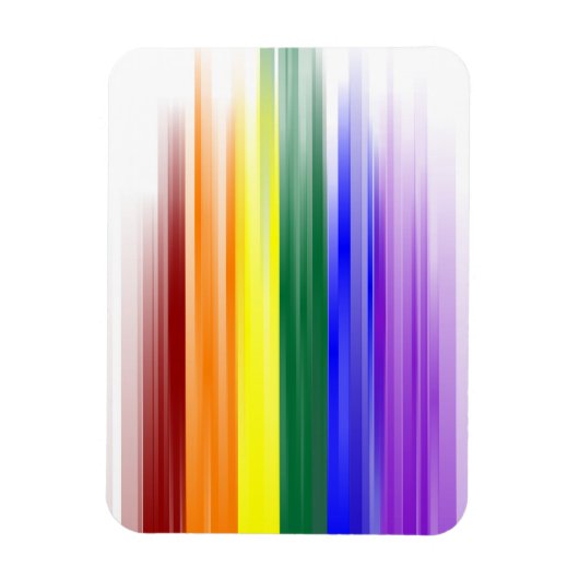 Regenboog Vlag Flexibele Magneet (Verticaal)