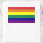 Regenboog Vlag Sticker (Tas)
