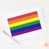 Regenboog Vlag Sticker (Envelop)