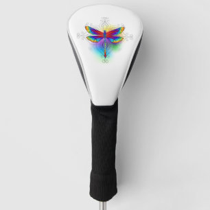 Regenboog Vlakke Libel Golfheadcover
