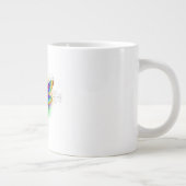 Regenboog Vlakke Libel Grote Koffiekop (Rechts)