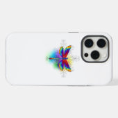 Regenboog Vlakke Libel iPhone Hoesje (Achterkant horizontaal)
