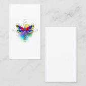 Regenboog Vlakke Libel Kortingskaartje (Voorkant / Achterkant)